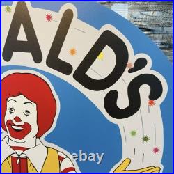 Vintage McDonalds Sign Americana Advertisement Playplace Sign Vintage McDonalds Sign Americana Advertisement Playplace Sign
