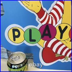 Vintage McDonalds Sign Americana Advertisement Playplace Sign Vintage McDonalds Sign Americana Advertisement Playplace Sign