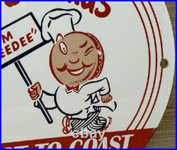 Vintage Mcdonald's Porcelain Sign Speedee Pepsi Coke Piggly Wiggly In-n-out Gas