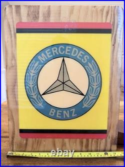 Vintage Mercedes Benz Advertising Sign, circa 1950s