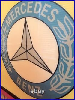 Vintage Mercedes Benz Advertising Sign, circa 1950s