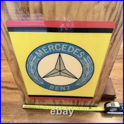 Vintage Mercedes Benz Advertising Sign, circa 1950s