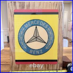 Vintage Mercedes Benz Advertising Sign, circa 1950s