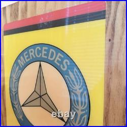 Vintage Mercedes Benz Advertising Sign, circa 1950s