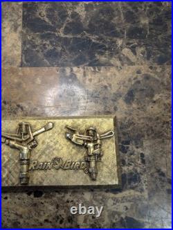 Vintage Metal Advertising Sign Plaque Rain Bird Sprinklers Agriculture Sign
