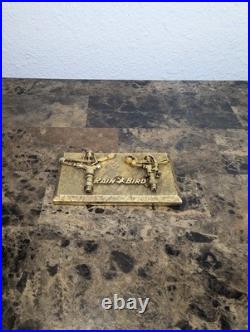 Vintage Metal Advertising Sign Plaque Rain Bird Sprinklers Agriculture Sign