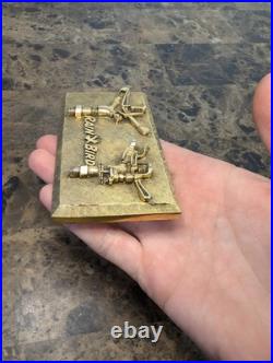 Vintage Metal Advertising Sign Plaque Rain Bird Sprinklers Agriculture Sign