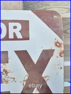 Vintage Mex Motor Spirit Porcelain Sign 11×9.5