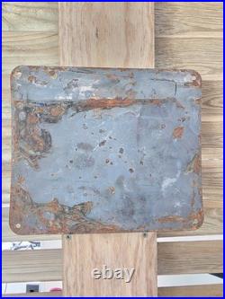 Vintage Mex Motor Spirit Porcelain Sign 11×9.5