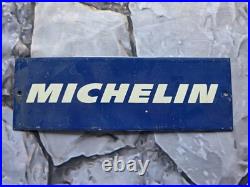 Vintage Michelin Porcelain Sign Advertising Sign Tires 12×4