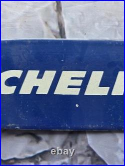 Vintage Michelin Porcelain Sign Advertising Sign Tires 12×4