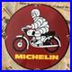Vintage-Michelin-Tires-Man-Gas-Oil-Truck-12-Inch-Porcelain-Enamel-Sign-01-nra