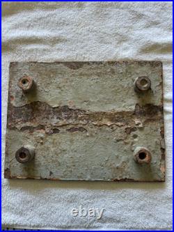 Vintage Missouri cast iron Bridge sign 1931