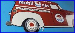 Vintage Mobilgas Porcelain Sign Mobiloil Sign Mobil Pegasus Gas Pump Sign