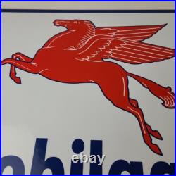 Vintage Mobilgas Sign Porcelain Mobil Gasoline Advertising Gas Pump Sign Sale Vintage Mobilgas Sign Porcelain Mobil Gasoline Advertising Gas Pump Sign Sale
