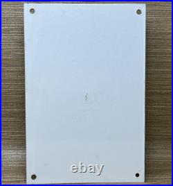 Vintage Morton Salt Porcelain Sign Restaurant Diner Gas Station Kitchen Oil Sea