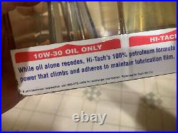 Vintage Motor Oil Hi Tach 0il Counter Top Display Hi Tach Oil Stabilizer Sign