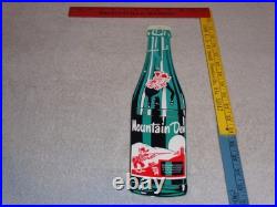 Vintage Mountain Dew Hillbilly Shooting Gun 15 Metal Soda, Gasoline & Oil Sign