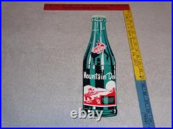 Vintage Mountain Dew Hillbilly Shooting Gun 15 Metal Soda, Gasoline & Oil Sign