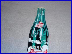 Vintage Mountain Dew Hillbilly Shooting Gun 15 Metal Soda, Gasoline & Oil Sign