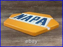 Vintage NAPA Auto Parts Store Display Plastic Sign 12X15