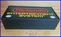Vintage NES Nintendo Entertainment System Fiber Optic Sign