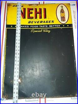 Vintage Nehi Chalkboard Sign 1940s