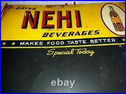 Vintage Nehi Chalkboard Sign 1940s