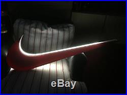 Vintage Nike Sign Logo 37 Lights Up Light Display Store Swoosh Advertising