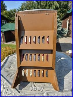Vintage OEM GM General Motors Metal Touch Up Paint Display Rack Paint Maybe Dry