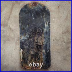 Vintage Oilzum Motor Race Old Us Gasoline Oil Gas Pump Enamel Porcelain Sign