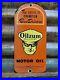 Vintage-Oilzum-Porcelain-Sign-1962-Old-Motor-Oil-White-Bagley-Company-Door-Push-01-sihj