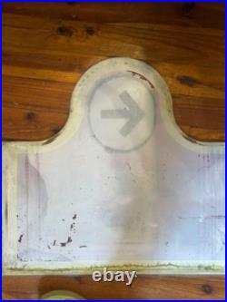 Vintage Old Original Wendy's Drive Thru Pick-Up Window Plastic Sign 25.5x23.5