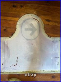 Vintage Old Original Wendy's Drive Thru Pick-Up Window Plastic Sign 25.5x23.5