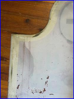 Vintage Old Original Wendy's Drive Thru Pick-Up Window Plastic Sign 25.5x23.5