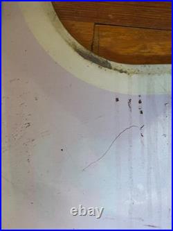 Vintage Old Original Wendy's Drive Thru Pick-Up Window Plastic Sign 25.5x23.5