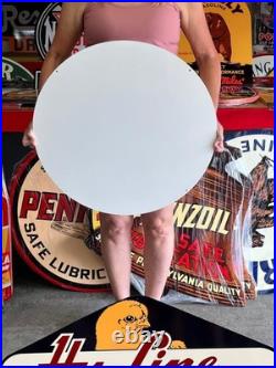 Vintage Old Style Sign Corvette Stingray NOT Porcelain Made in USA 24x24