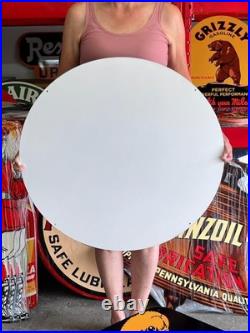 Vintage Old Style Sign Texaco Gas Oil NOT Porcelain Made in USA 30x30