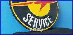 Vintage Oldsmobile Porcelain Gas Automobile Sales Service Dealership Sign