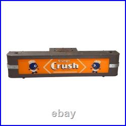 Vintage Orange Crush Crushy Lighted Advertising Sign Reverse Glass Soda Rare