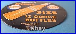 Vintage Orange Crush Sign Soda Drink King Size Porcelain Gas Oil Pump Sign