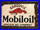 Vintage-Orig-Mobiloil-Gargoyle-Double-Sided-Porcelain-Flange-Sign-25-75-x-15-5-01-szd