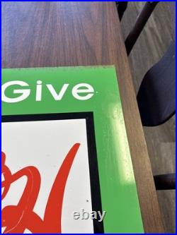 Vintage Original 1950s We Give S&H Green Stamps Metal Sign 23.5x19 Vintage Original 1950s We Give S&H Green Stamps Metal Sign 23.5x19