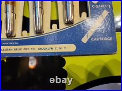 Vintage Original Antique Gas Oil General Store Sign Display Nice Condition