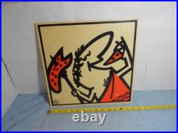 Vintage Original Little Caesars Pizza? 14 Plastic Restaurant Advertising Sign