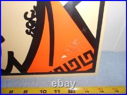 Vintage Original Little Caesars Pizza? 14 Plastic Restaurant Advertising Sign