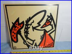 Vintage Original Little Caesars Pizza? 14 Plastic Restaurant Advertising Sign