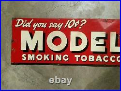 Vintage Original Model Smoking Tobacco Sign