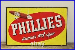 Vintage Original Phillies Cigar Sign