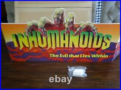 Vintage Origional 1986 Hasbro Inhumanoids Advertising 4ft Shelf Display sign